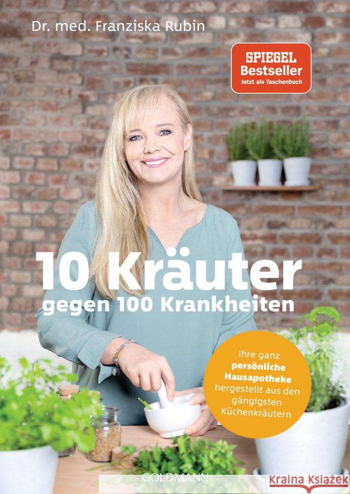 10 Kräuter gegen 100 Krankheiten Rubin, Franziska 9783442179695 Goldmann - książka