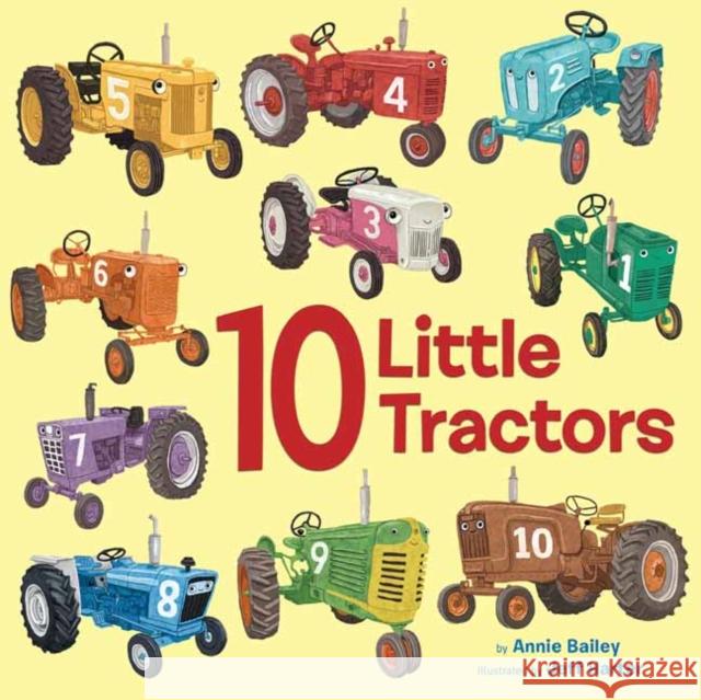 10 Little Tractors Annie Bailey Jeff Harter 9780593301333 Random House USA Inc - książka