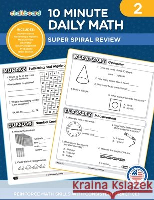 10 Minute Daily Math Grade 2 Turnbull, Demetra, Heuvel, Rita Vanden, Chronopoulos, Dimitra 9781771058032 Chalkboard Publishing - książka