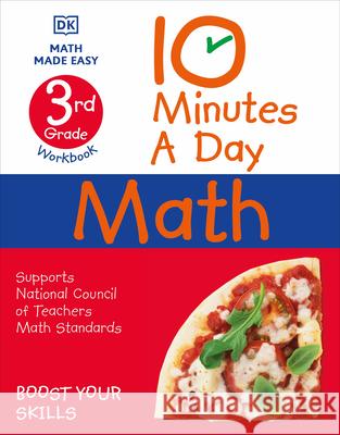 10 Minutes a Day Math, 3rd Grade DK 9780744031393 DK Publishing (Dorling Kindersley) - książka