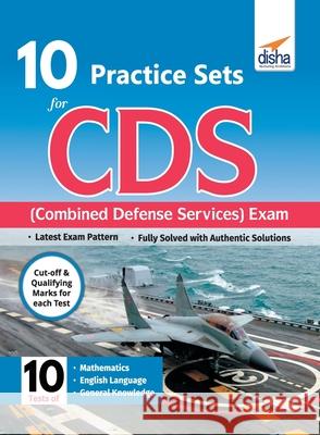 10 Practice Sets Workbook for CDS (Combined Defence Services) Exam Disha Experts 9789388373029 Disha Publication - książka