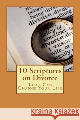 10 Scriptures on Divorce That Can Change Your Life Cole Johnson 9781507723203 Createspace - książka