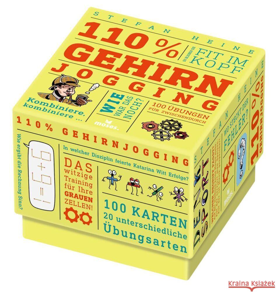 110% Gehirnjogging Heine, Stefan 9783964551962 moses. Verlag - książka