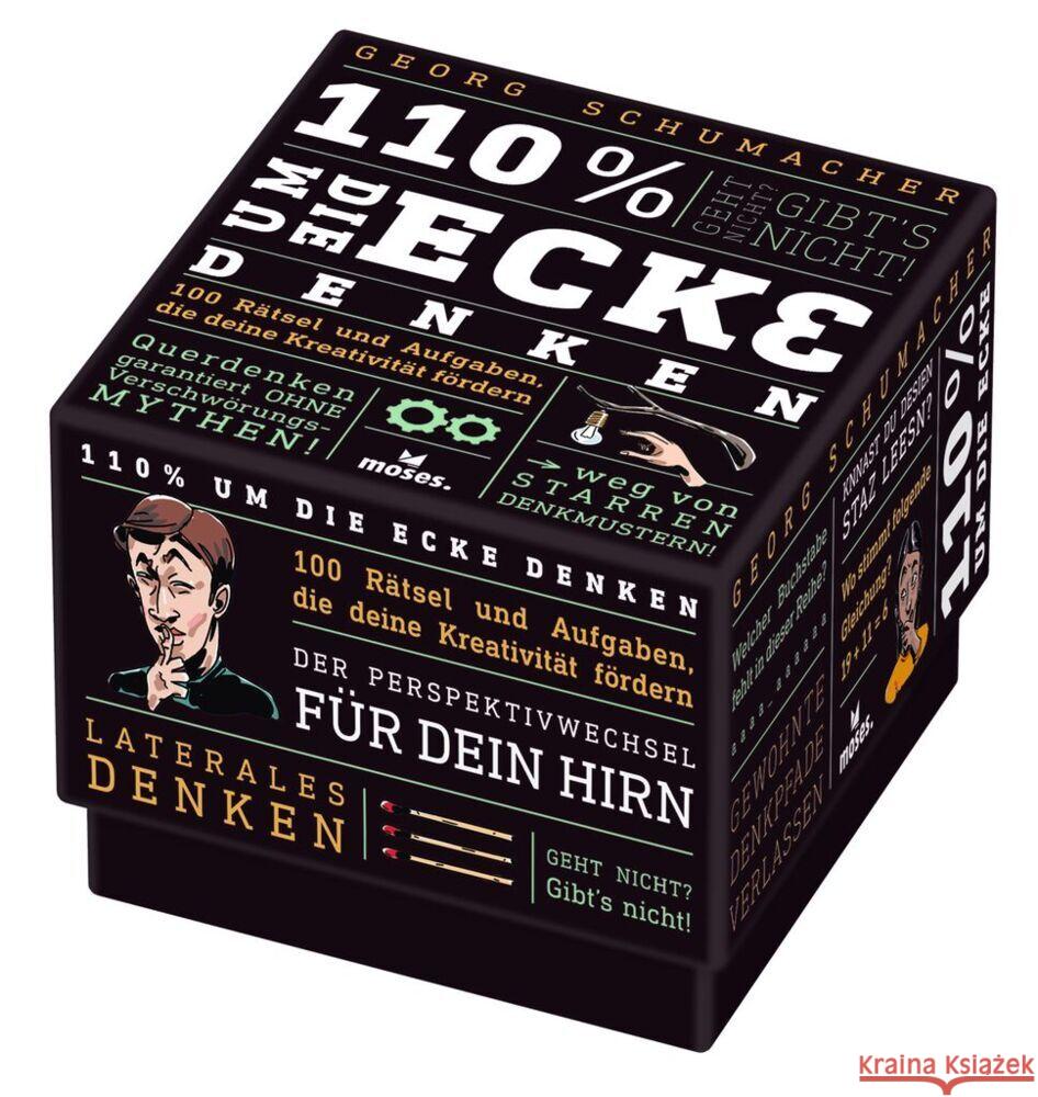 110% um die Ecke denken Schumacher, Georg 9783964551801 moses. Verlag - książka