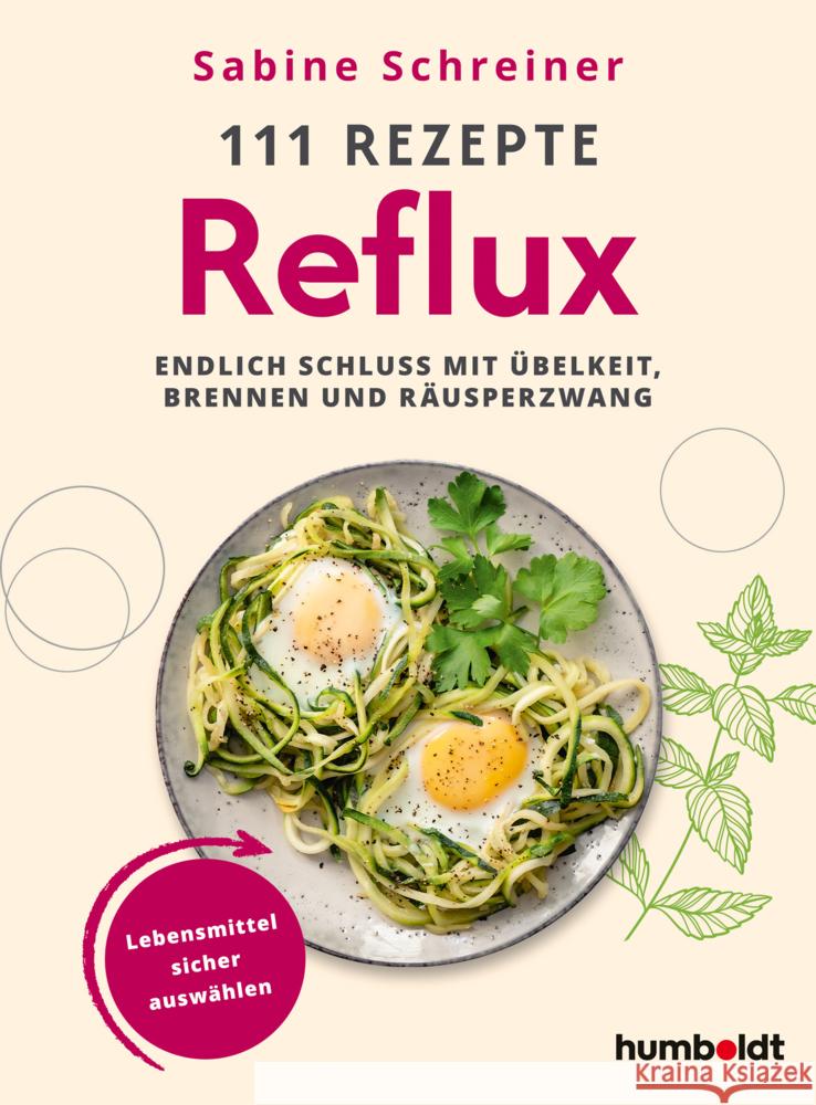 111 Rezepte - Reflux Schreiner, Sabine 9783842632110 Humboldt - książka