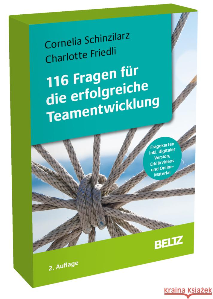 116 Fragen für die erfolgreiche Teamentwicklung, m. 1 Beilage, m. 1 E-Book Schinzilarz, Cornelia, Friedli, Charlotte 4019172300289 Beltz - książka