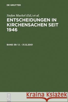 1.1.-31.12.2001 Stefan Muckel Manfred Baldus 9783899492958 Walter de Gruyter - książka