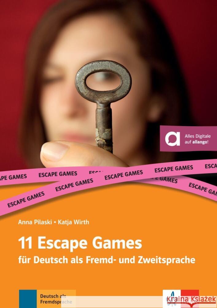 11 Escape Games Pilaski, Anna, Wirth, Katja 9783126741590 Klett Sprachen - książka