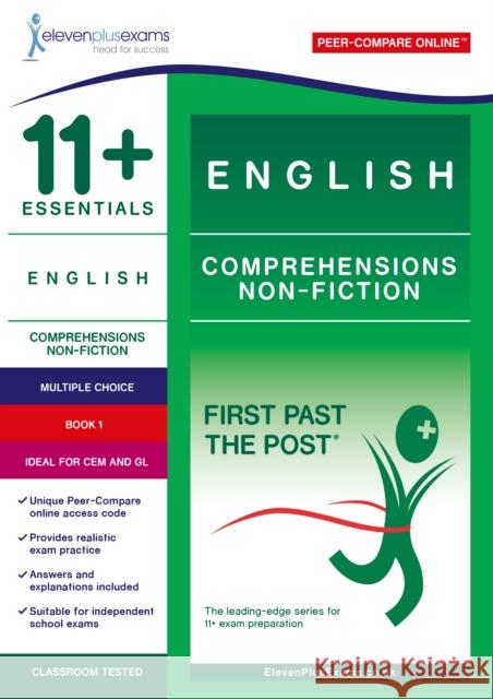 11+ Essentials English Comprehensions: Non Fiction Book 1  9781912364084 Eleven Plus Exams - książka