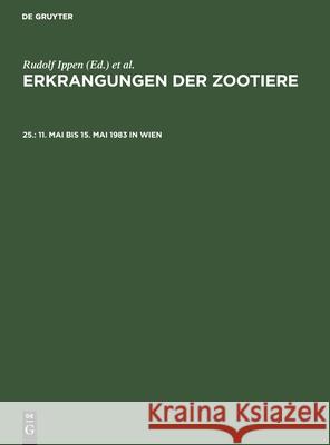 11. Mai Bis 15. Mai 1983 in Wien Ippen, Rudolf 9783112520758 de Gruyter - książka