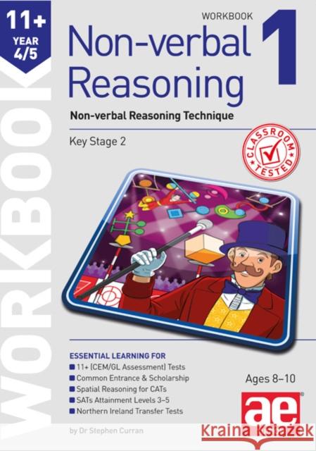 11+ Non-verbal Reasoning Year 4/5 Workbook 1: Non-verbal Reasoning Technique Andrea F. Richardson Katrina MacKay  9781910106679 Accelerated Education Publications Ltd - książka