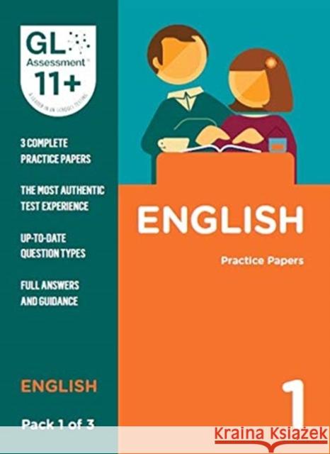 11+ Practice Papers English Pack 1 (Multiple Choice) GL Assessment   9780708727553 GL Assessment - książka