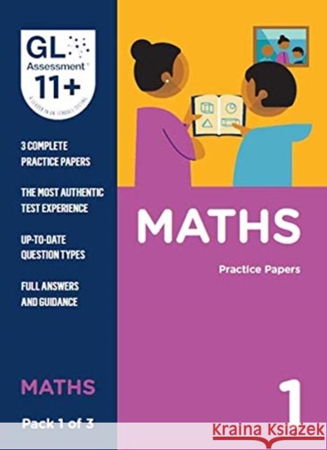 11+ Practice Papers Maths Pack 1 (Multiple Choice) GL Assessment   9780708727584 GL Assessment - książka