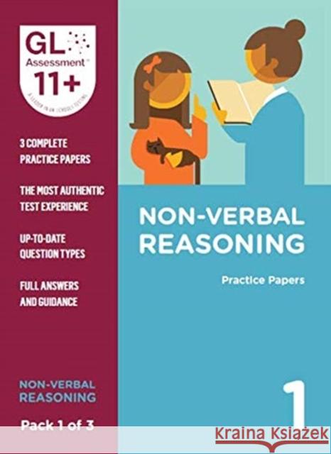 11+ Practice Papers Non-Verbal Reasoning Pack 1 (Multiple Choice) GL Assessment   9780708727645 GL Assessment - książka