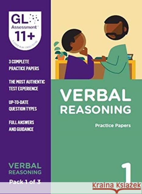 11+ Practice Papers Verbal Reasoning Pack 1 (Multiple Choice) GL Assessment   9780708727614 GL Assessment - książka