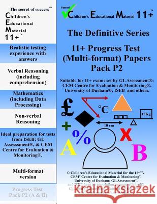 11+ Progress Test Pack P2 Children's Educational Material 11+      Mr A. Matalia 9781530957668 Createspace Independent Publishing Platform - książka