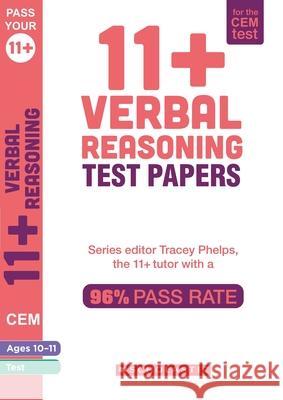 11+ Verbal Reasoning Tests Ages 10-11 Tracey Phelps 9780702308789 Scholastic - książka