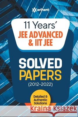 11 Years Solved Papers IIT JEE Advanced & IIT JEE 2023 Arihant Experts 9789327194661 Arihant Publication India Limited - książka