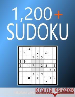 1200+ Sudoku: Medium Level Puzzles With Solutions Collin Deloach   9798387775550 Independently Published - książka