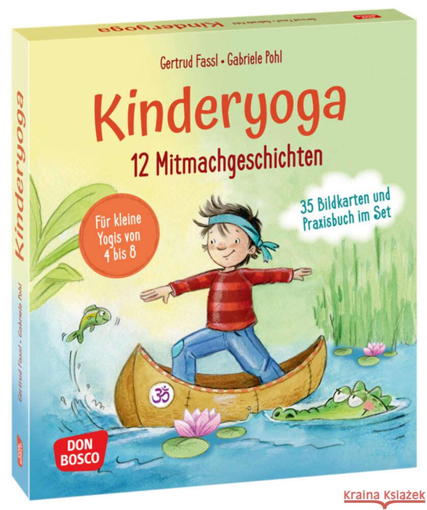 12 Kinderyoga-Mitmachgeschichten, m. 1 Beilage Fassl, Gertrud 9783769825411 Don Bosco Medien - książka