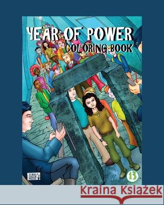 13, Year of Power Coloring Book Dani Dixon 9781953026170 Tumble Creek Press - książka