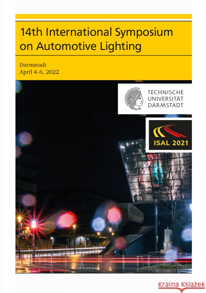 14th International Symposium on Automotive Lighting - ISAL 2021 - Proceedings of the Conference  9783831649532 Utz Verlag - książka