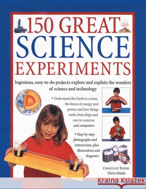 150 Great Science Experiments Oxlade Chris 9781782142157 Armadillo Music - książka