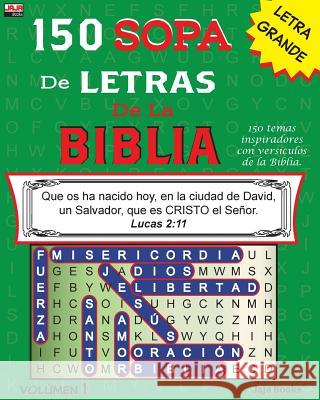 150 SOPA de LETRAS de la BIBLIA, Volúmen 1 Jaja Books 9781717319180 Createspace Independent Publishing Platform - książka