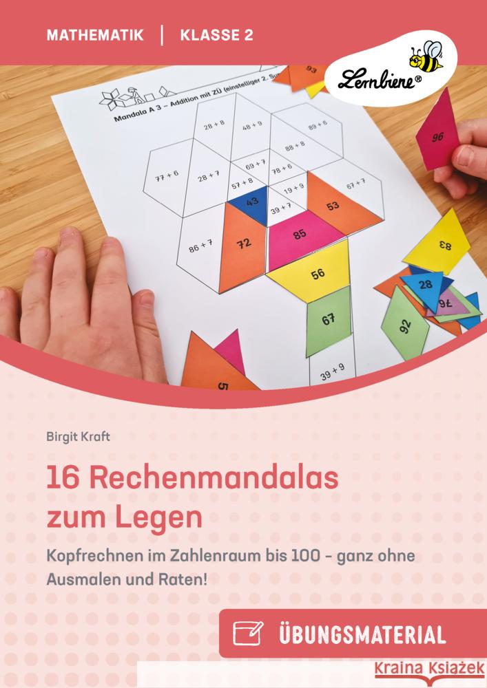 16 Rechenmandalas zum Legen Kraft, Birgit 9783746812304 Lernbiene Verlag - książka