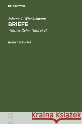 1742-1759 Johann J. Winckelmann 9783110032147 Walter de Gruyter - książka