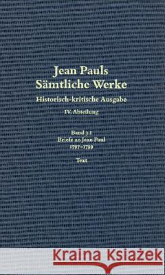 1797 Bis 1799 Jean Paul Goldack, Angela Meier, Monika 9783050041520 Akademie-Verlag - książka