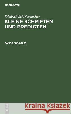 1800-1820 Gerdes, Hayo 9783110011876 De Gruyter - książka