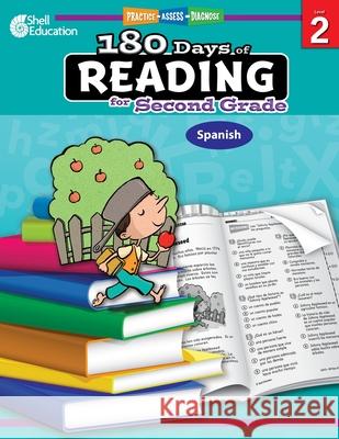 180 Days of Reading for Second Grade (Spanish): Practice, Assess, Diagnose Dugan, Christine 9781087643069 Shell Education Pub - książka