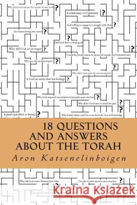 18 Questions and Answers About the Torah Aron Katsenelinboigen 9781511956390 Createspace Independent Publishing Platform - książka