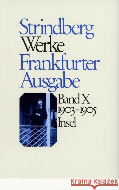 1903-1905 : Hrsg. v. Walter Baumgartner Strindberg, August 9783458142027 Insel Verlag - książka