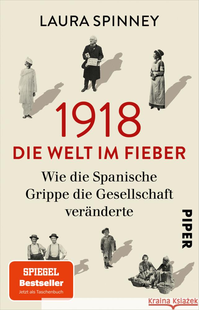 1918 - Die Welt im Fieber Spinney, Laura 9783492317283 Piper - książka