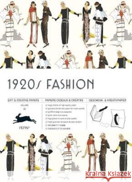 1920s Fashion: Gift & Creative Paper Book Vol 93 Pepin Van Roojen 9789460091063 Pepin Press - książka