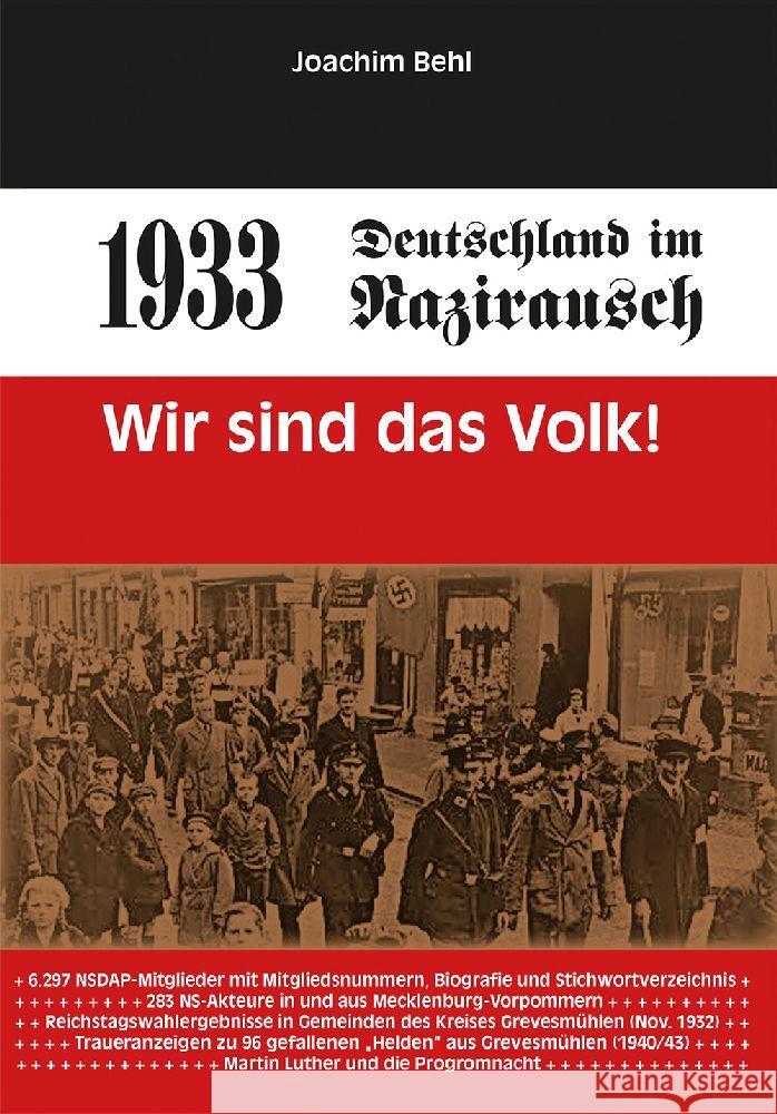 1933 - Deutschland im Nazirausch Behl, Joachim 9783946324652 NWM-Verlag - książka