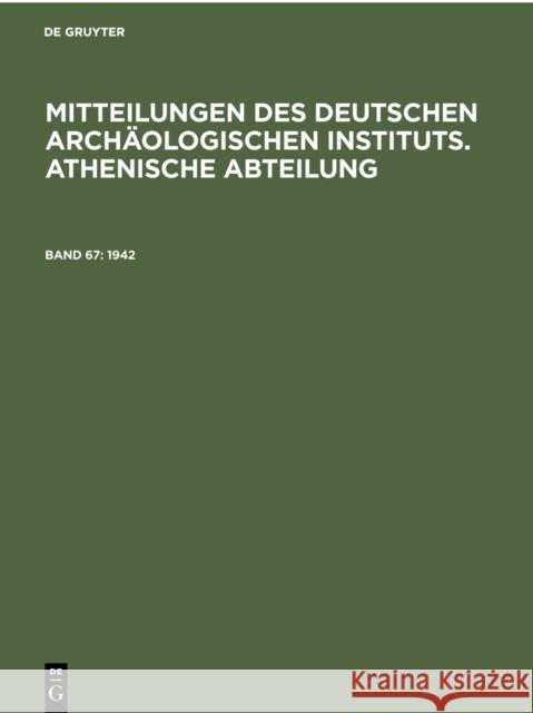 1942 No Contributor 9783112300848 de Gruyter - książka