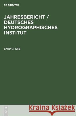 1958 Mitgliedern Des Gerichtshofes, No Contributor 9783112300398 De Gruyter - książka