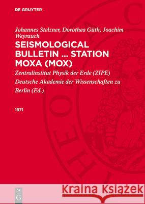 1971: AVSBMOX-B  9783112781562 De Gruyter (JL) - książka