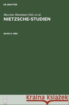 1980 No Contributor 9783112418734 de Gruyter - książka