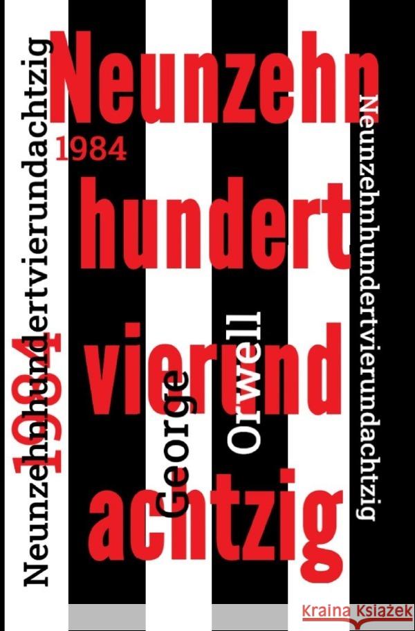 1984 Orwell, George 9783754125250 epubli - książka