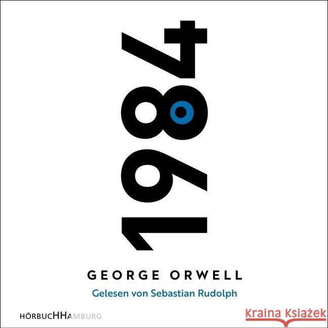 1984, 2 MP3-CDs : 2 CDs, Lesung. MP3 Format. Ungekürzte Ausgabe Orwell, George 9783957131447 Hörbuch Hamburg - książka