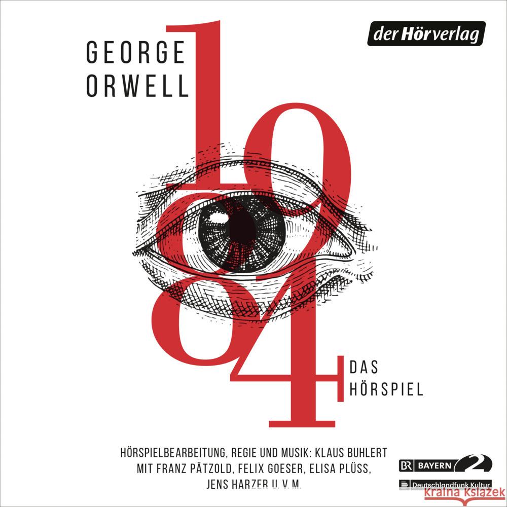 1984, 4 Audio-CD Orwell, George 9783844539363 DHV Der HörVerlag - książka