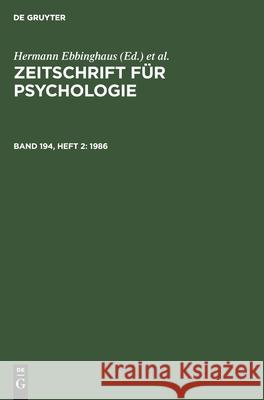 1986 No Contributor, Arthur König 9783112469637 De Gruyter - książka