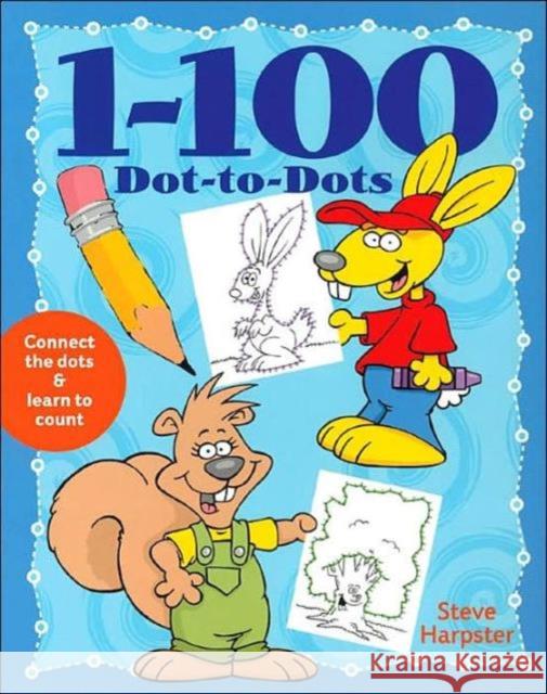 1-100 Dot-to-Dots Steve Harpster 9781402707148 Sterling Juvenile - książka