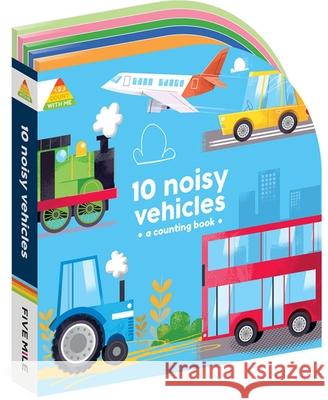 1 2 3 Count with Me 10 Noisy Vehicles Rebecca Weerasekera 9781923359345 Five Mile Press - książka