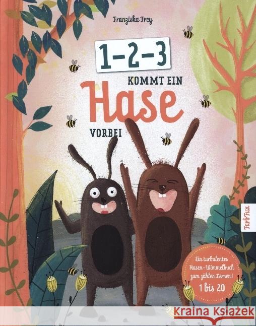 1-2-3 kommt ein Hase vorbei Frey, Franziska 9783969667446 Nova MD - książka