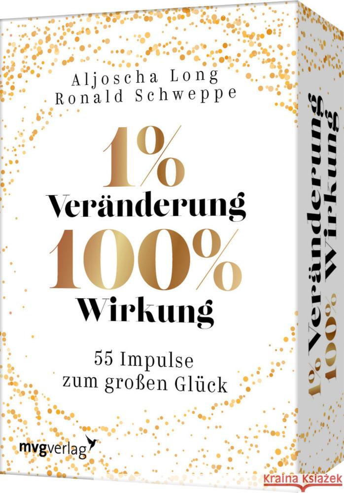 1 % Veränderung, 100 % Wirkung Schweppe, Ronald Pierre, Long, Aljoscha 9783747405239 mvg Verlag - książka